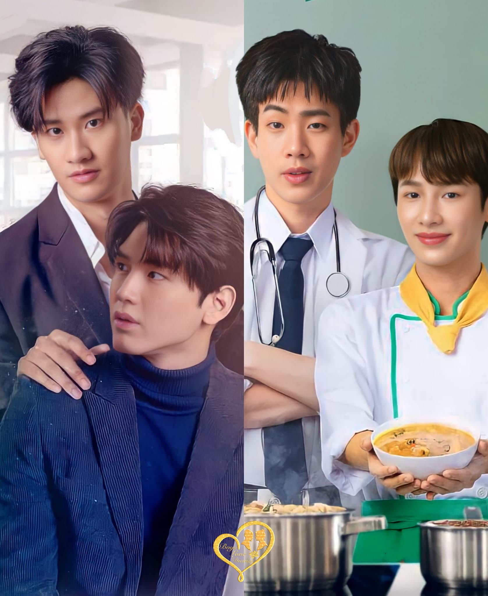 THE FOUR LEGENDS OF GMMTV ❤💚💙🤍 #KristSingto #OffGun #TayNew