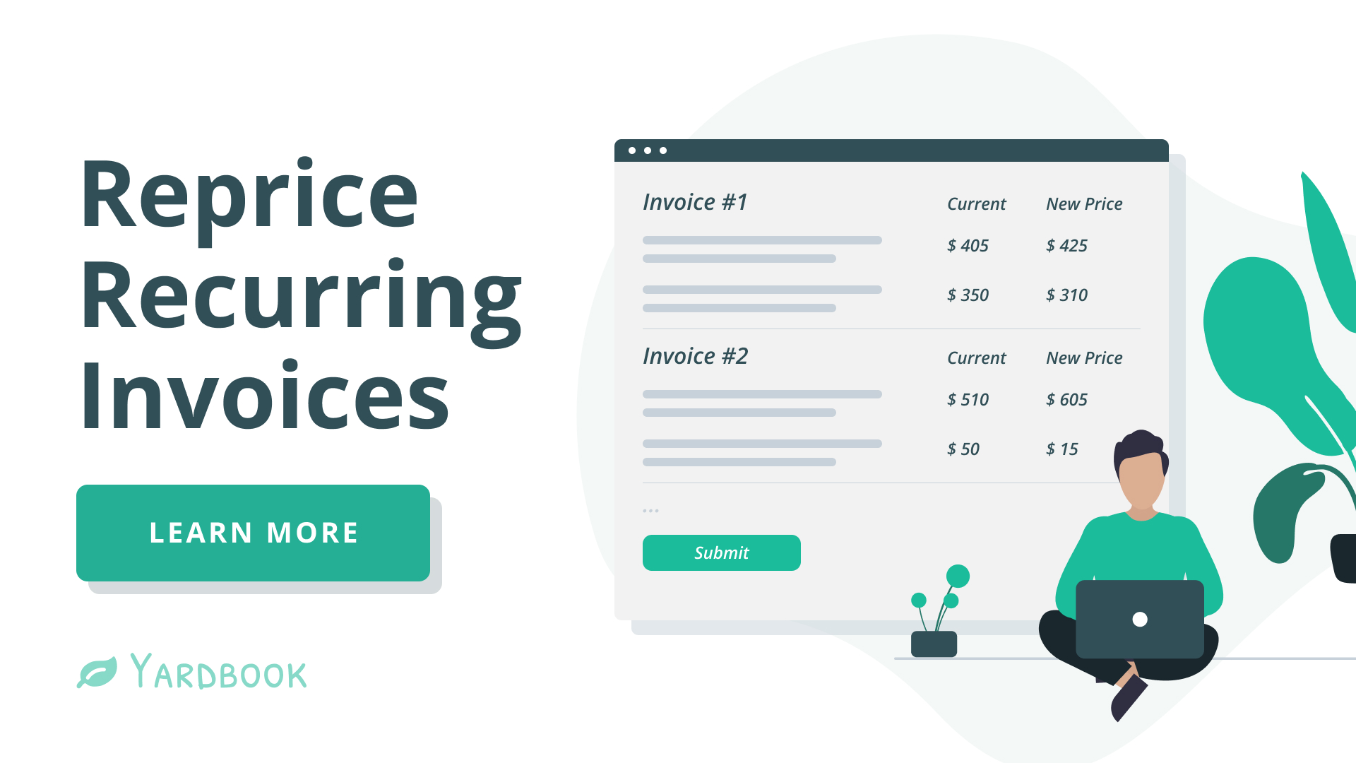 Yardbook - Reprice Recurring Invoices If you are using... | Facebook