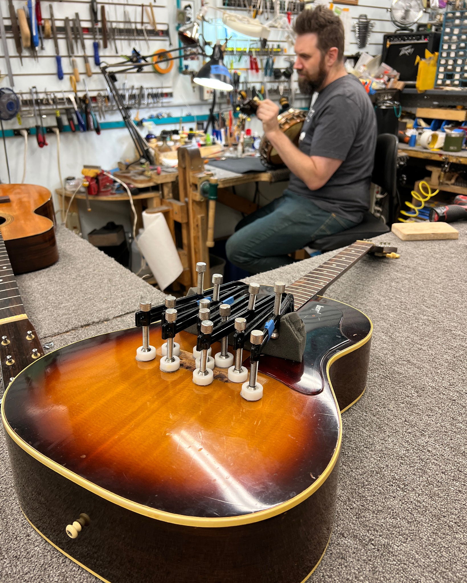 Behind the scenes on Mike... - Elderly Instruments | Facebook