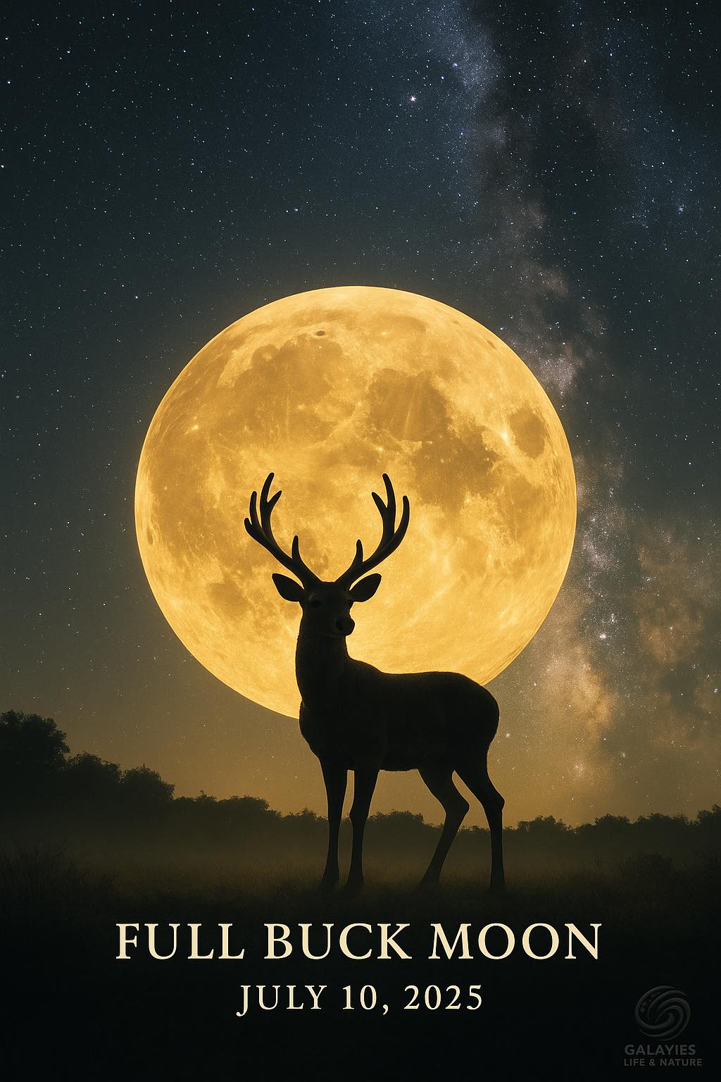 🌕🦌 Full Buck Moon – July 10,... - Galaxies, Life & Nature | Facebook
