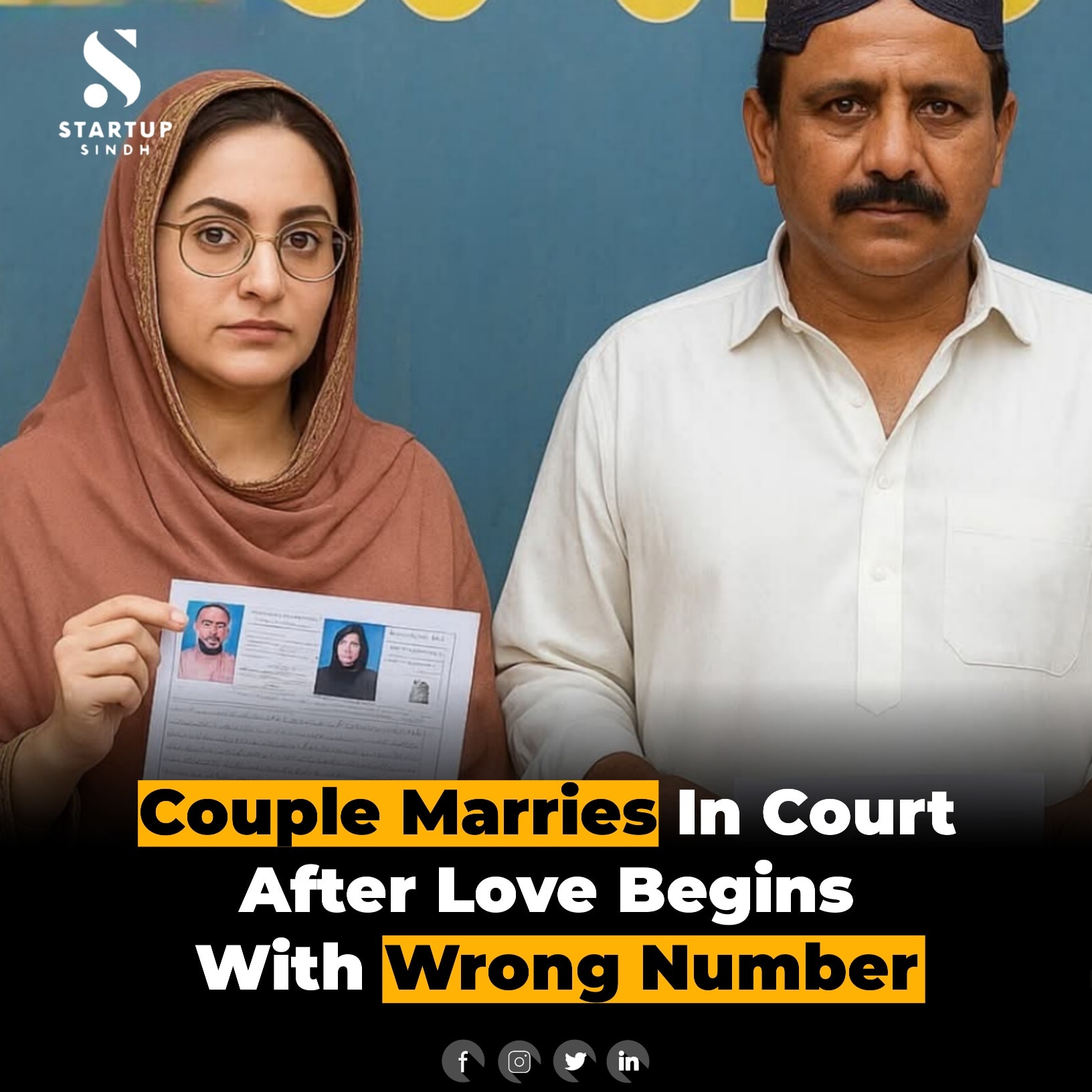 Startup Sindh - 💌 A love story straight out of a movie! A... | Facebook