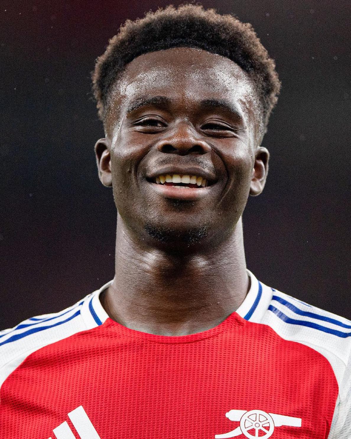 Just - Bukayo Saka is the highest rated player across the last two ...