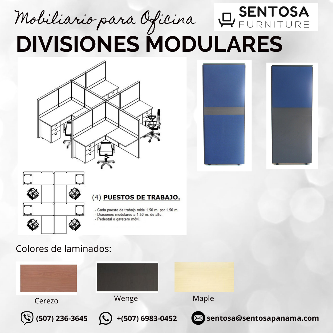 Sentosa Panamá - 📣 Ofrecemos #divisiones modulares que... | Facebook