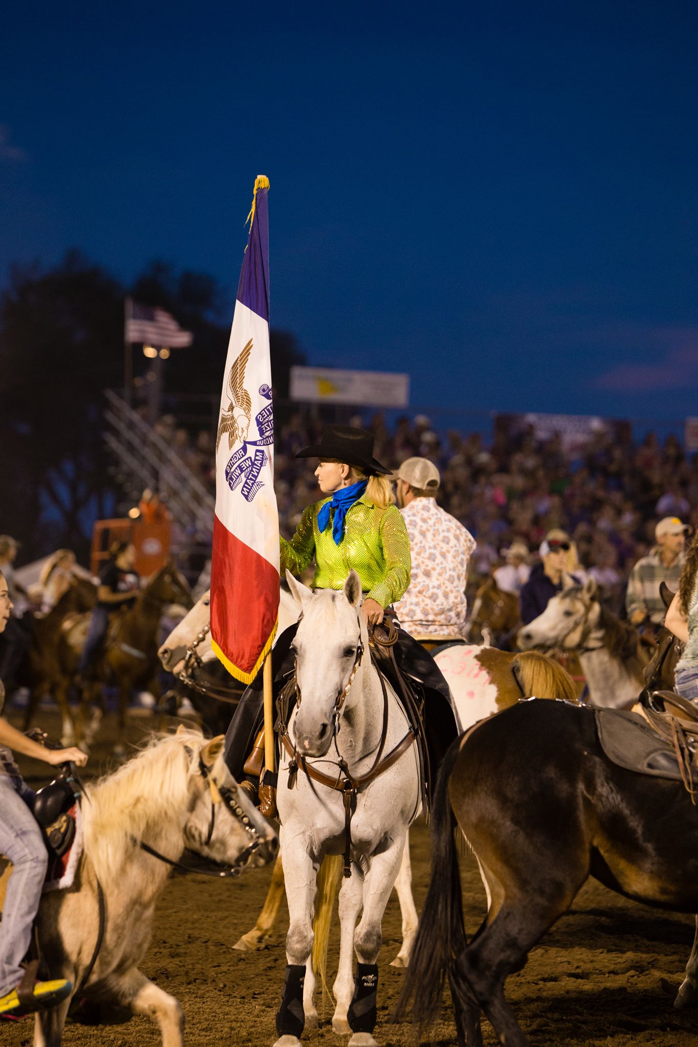 Tri-State Rodeo - The Grand Entry is a crowd favorite at...