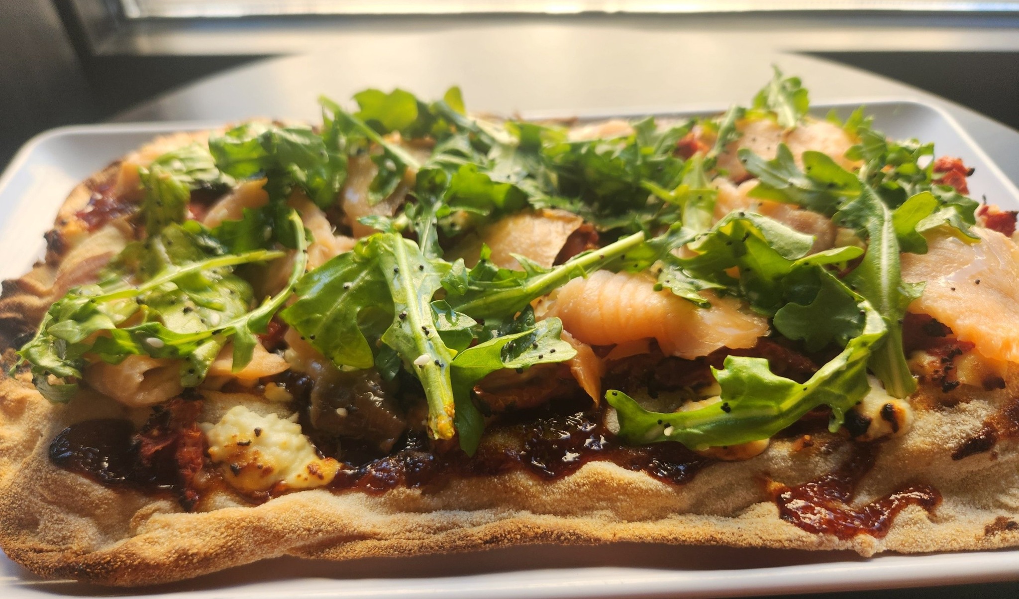 Cliff’s - Fish Friday‼️ Today we have a smoked salmon flatbread Smoked ...