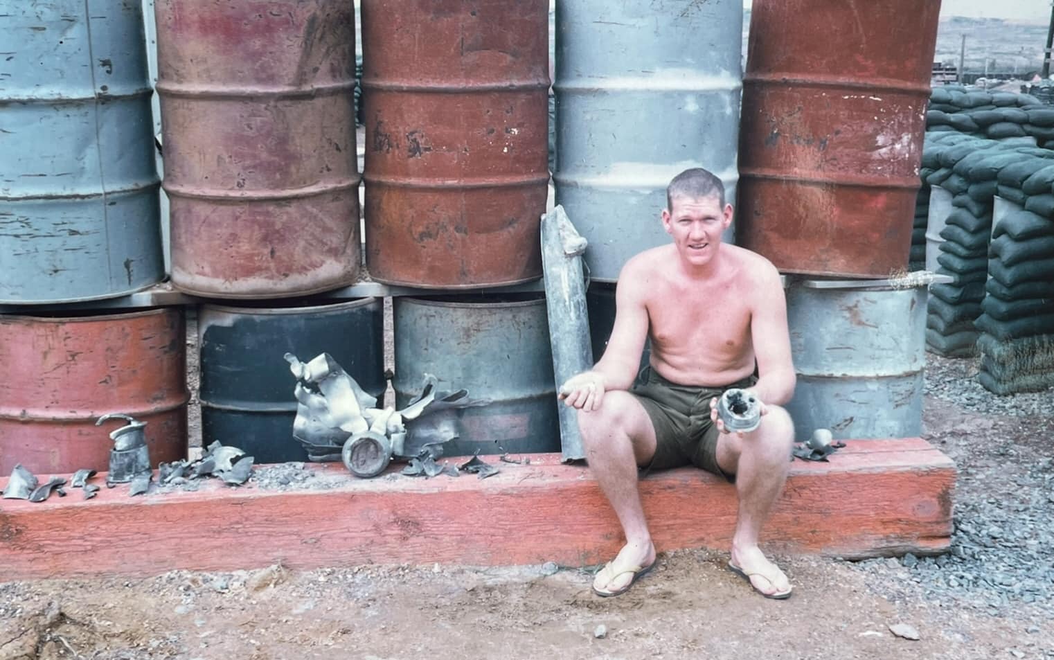 Me an Aussie in Long Binh, Viet Nam 1969
