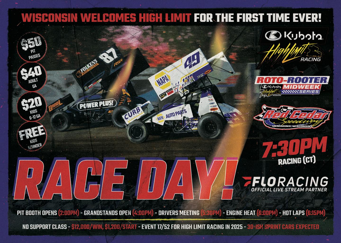 High - Menomonie’s Red Cedar Speedway brings Kubota Tractor Corporation ...