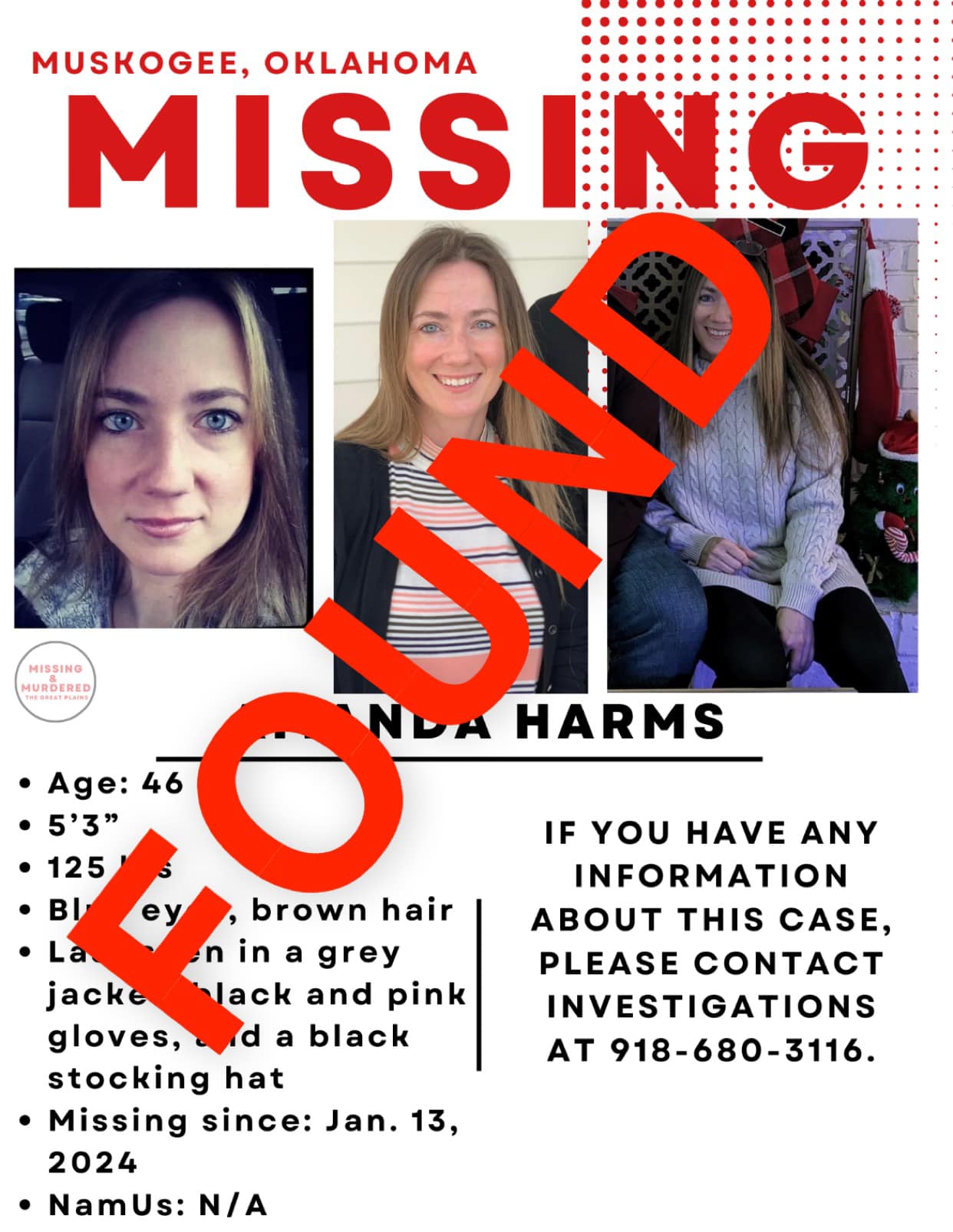 UPDATE: Sadly not... - Missing & Murdered: The Great Plains | Facebook