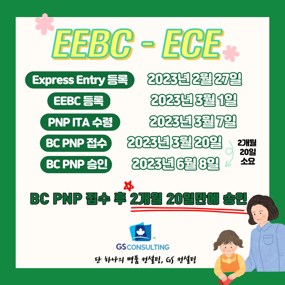 캐나다 이민 EEBC – ECE, PNP승인!... - GS Immigration Consulting