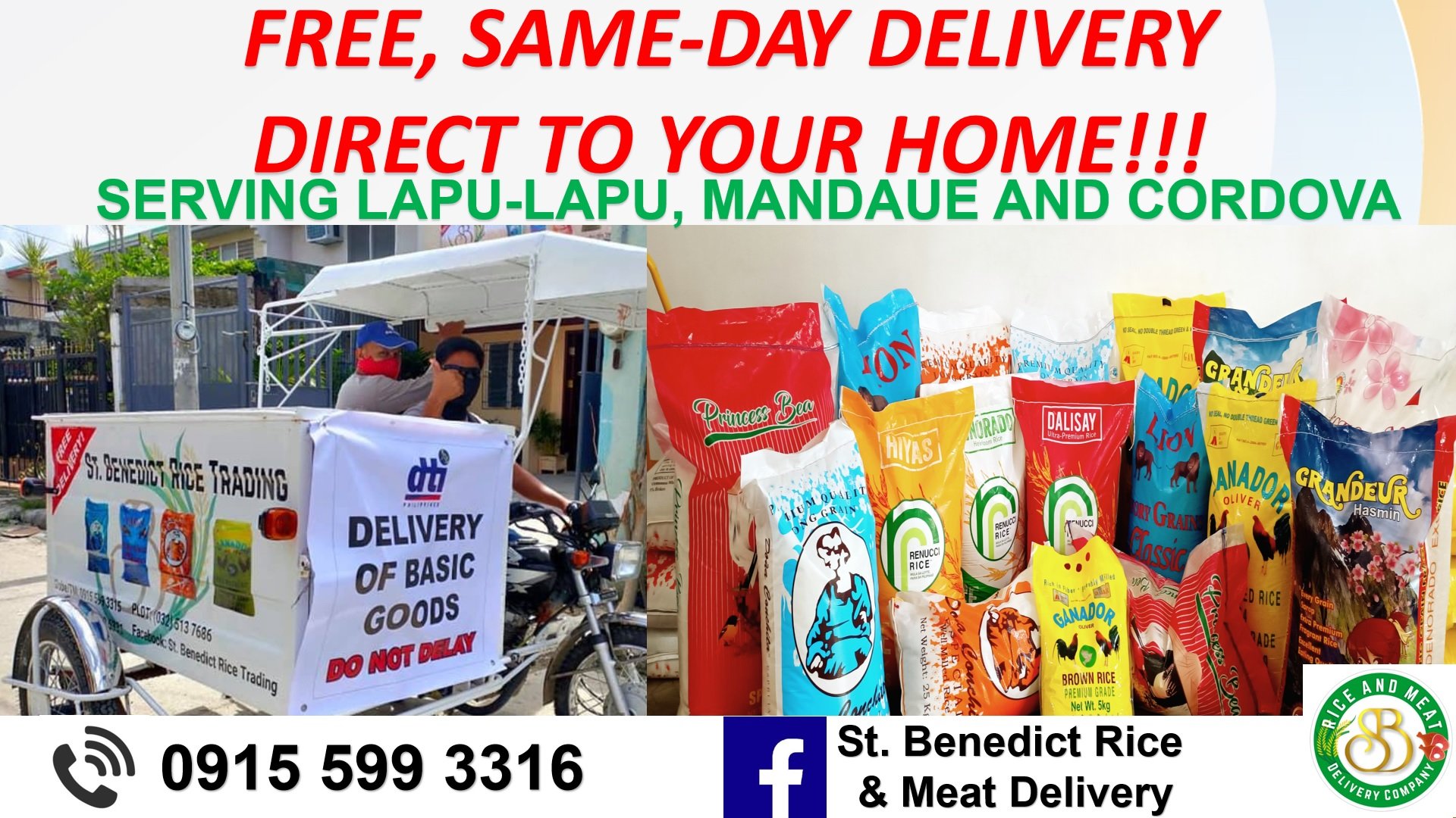 St. Benedict Rice Delivery | Lapu-Lapu