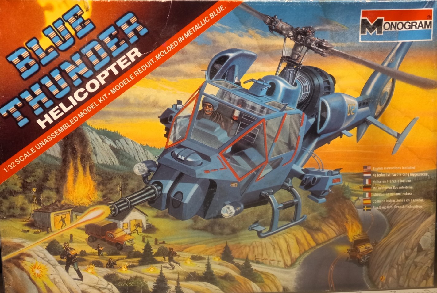 Blue Thunder helicopter model build video