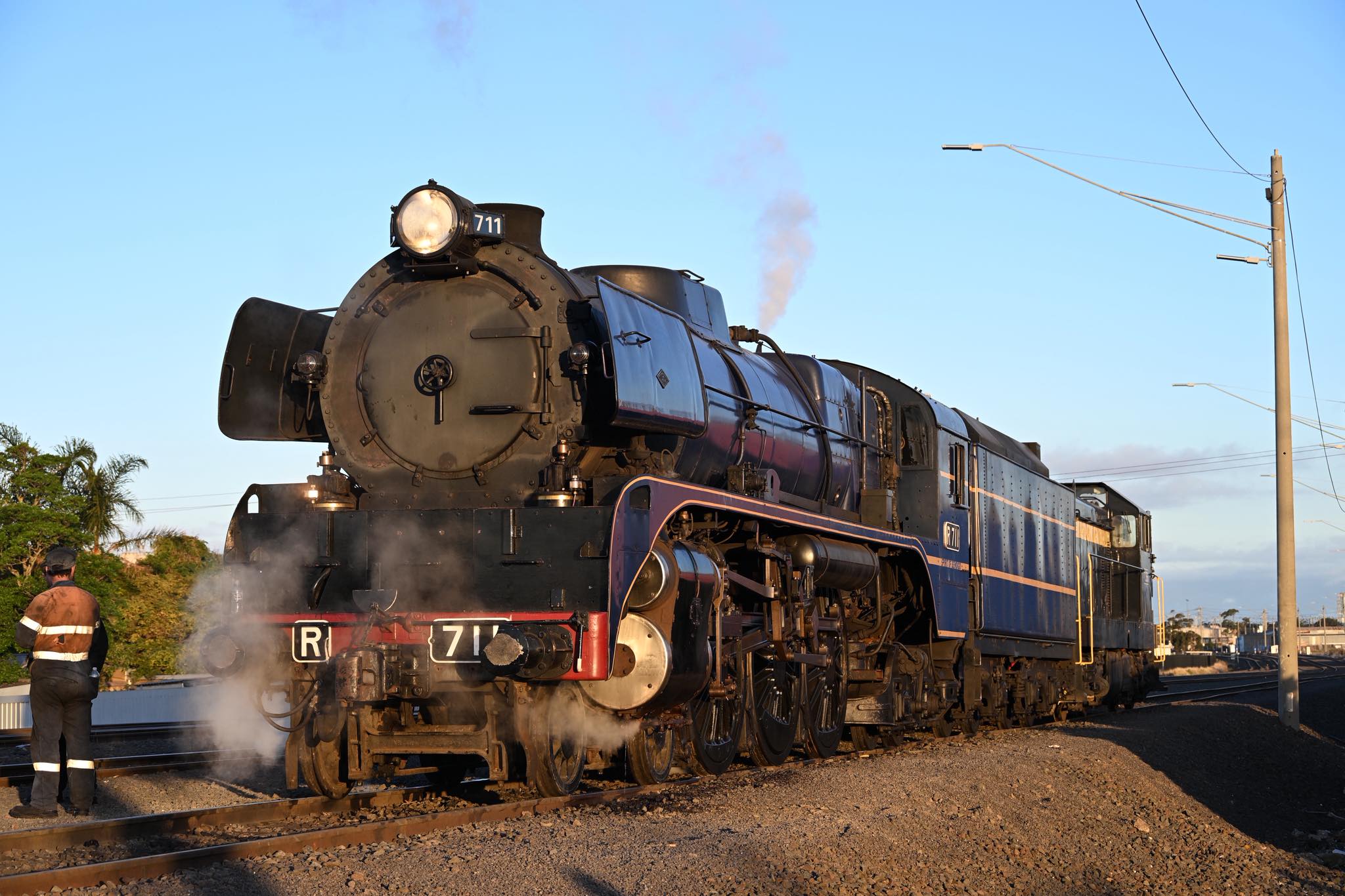 Australian Railways - Past and Present | Steamrail’s R711 is seen ...