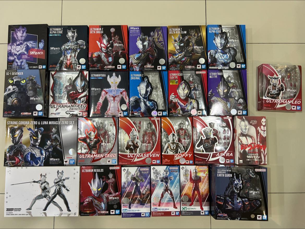 For sale: Ultraman SHFigurarts figures - Skc dyna, Shf decker, Shf