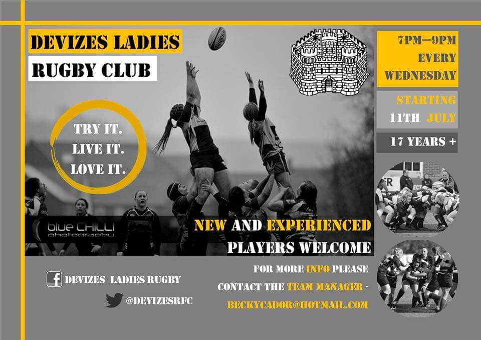 Devizes Ladies Rugby.
