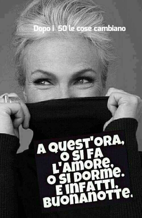 Buonanotte a tutti - Dopo I 50 le cose cambiano