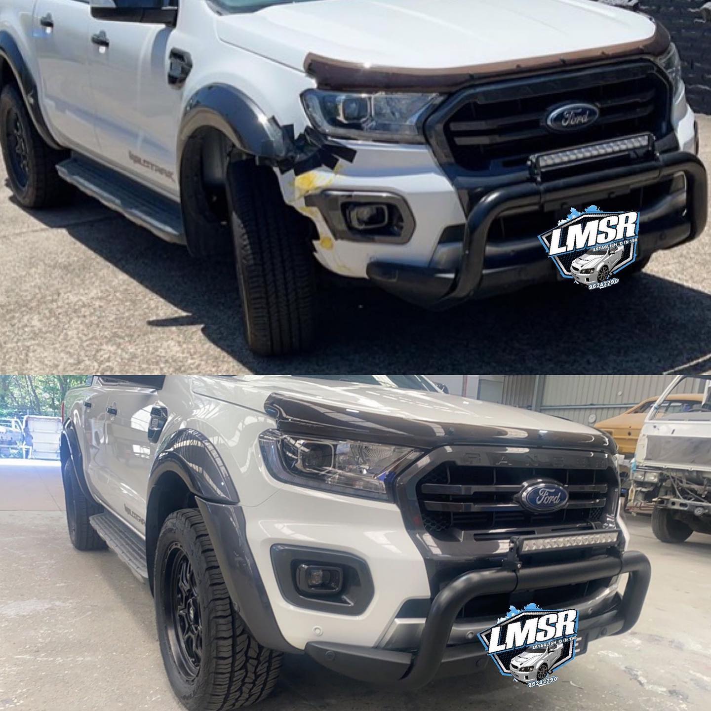 The old BEFORE&AFTER 👍 This Ford... - L&M Smash Repairs | Facebook