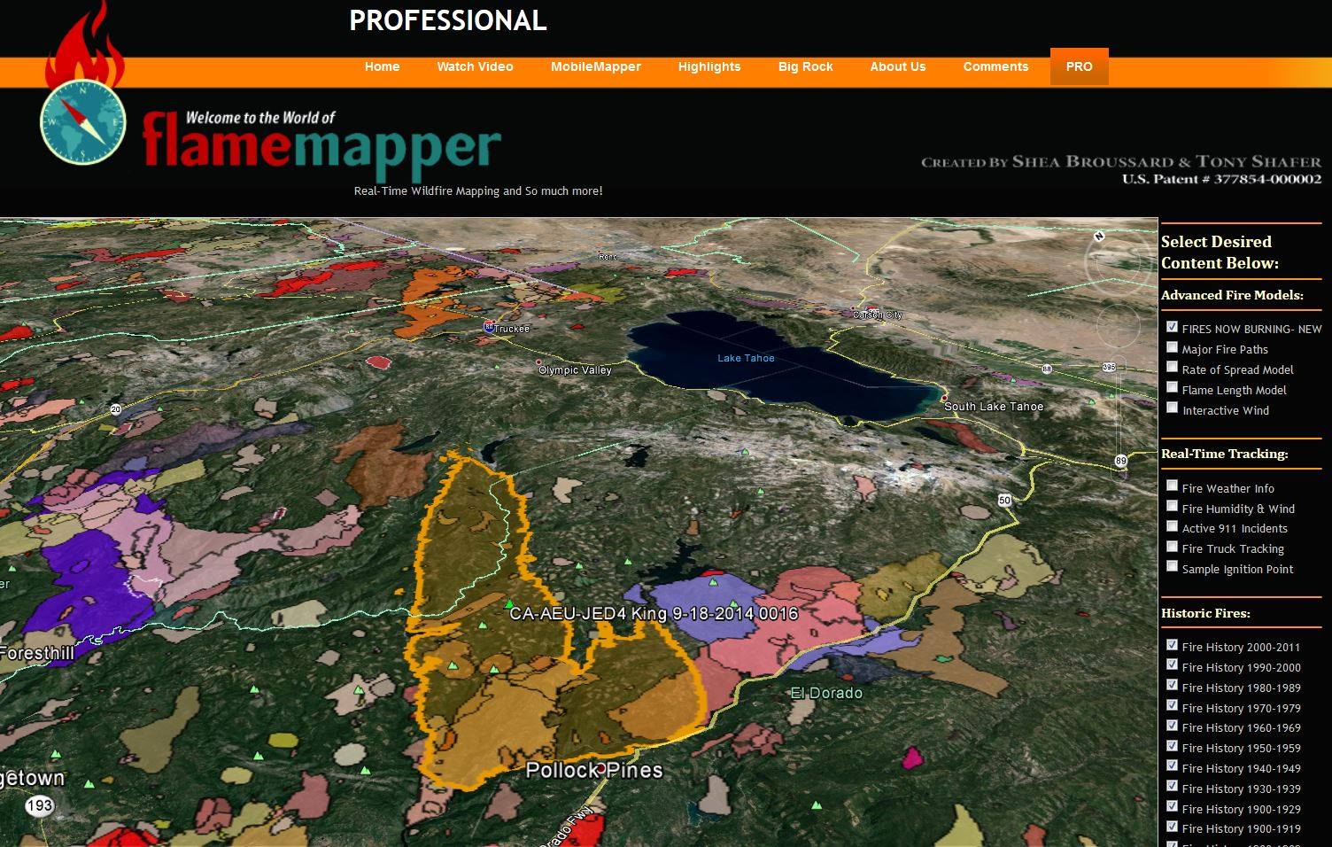 FlameMapper - The King Fire is now the largest wildfire on... | Facebook
