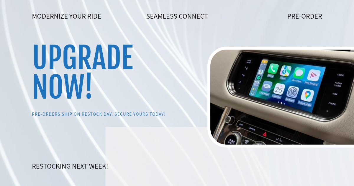K-Tech - 🚨 Big news for Land Rover fans! Our Wireless CarPlay & Android ...