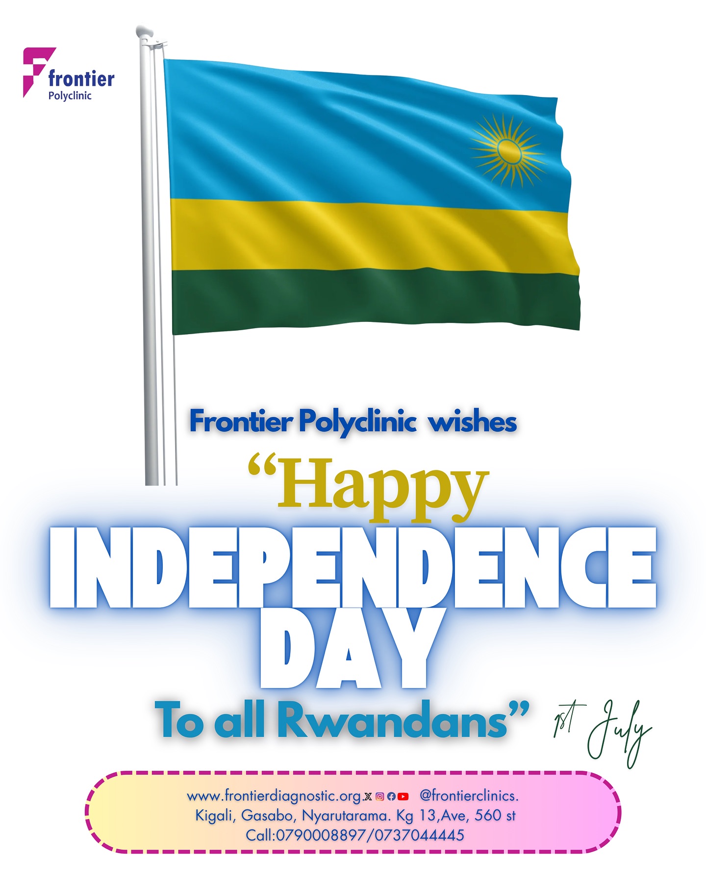 Happy Independence Day,... - Frontier diagnostic center | Facebook