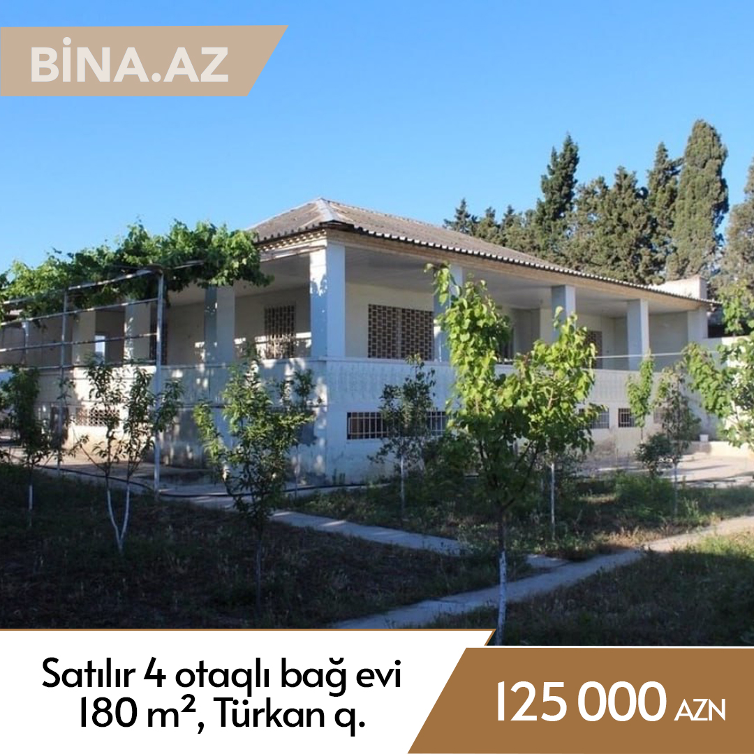 Bina.Az - Satılır 4 otaqlı bağ evi 180 m², Türkan q. - 125 000 AZN ...