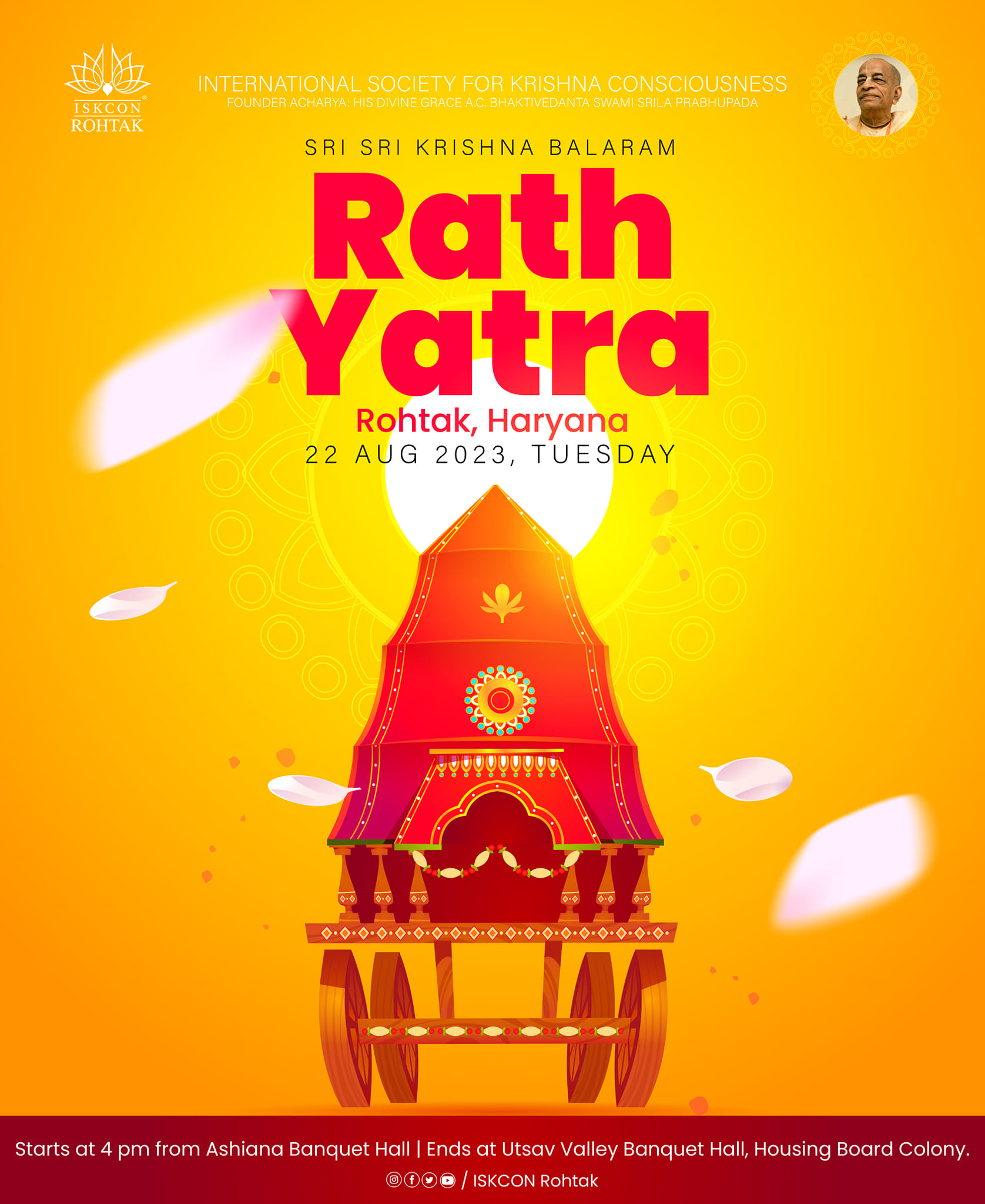 ISKCON-Rohtak - *The Biggest Festival Of Rohtak Is Here🎉*...