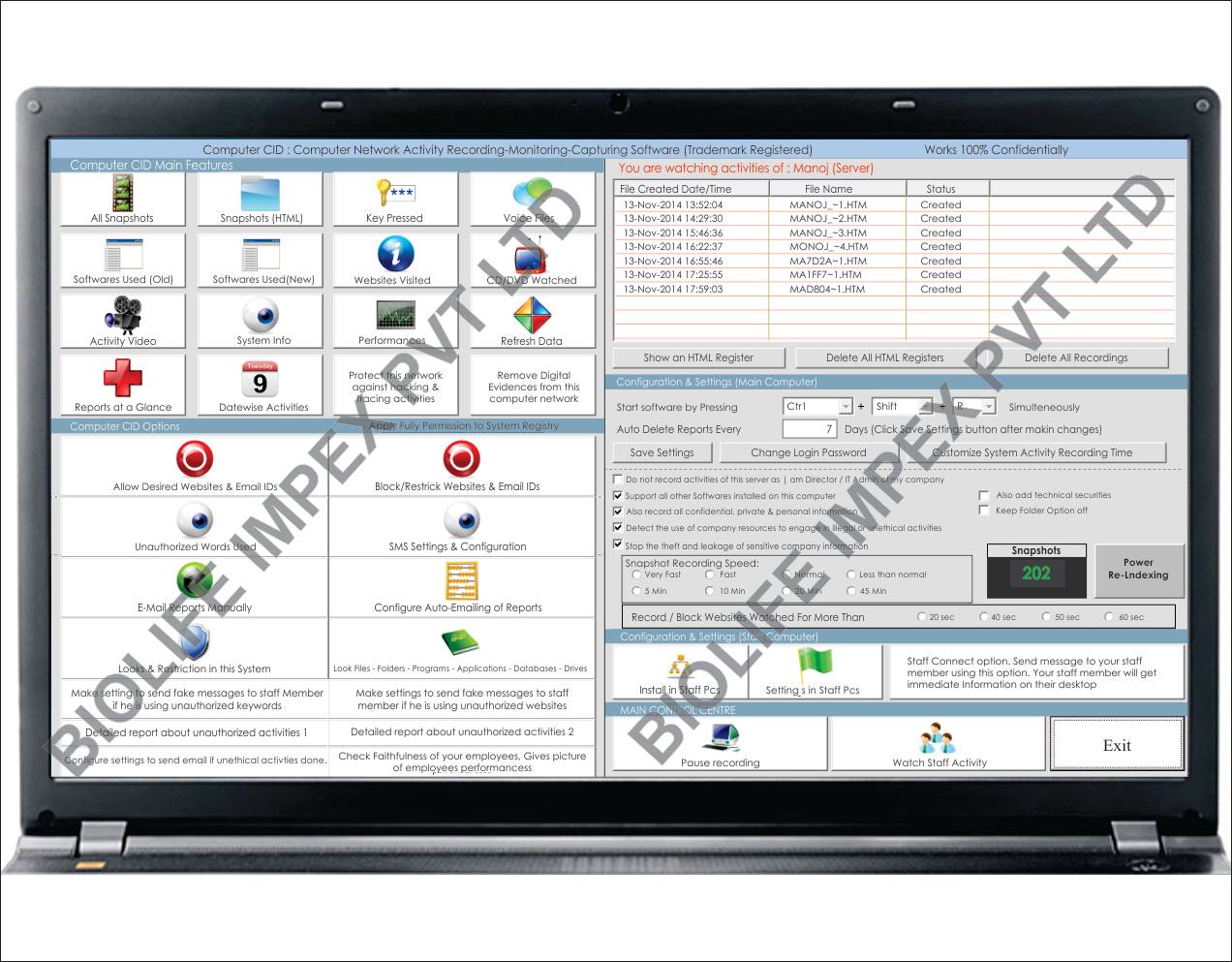 Computer CID Software