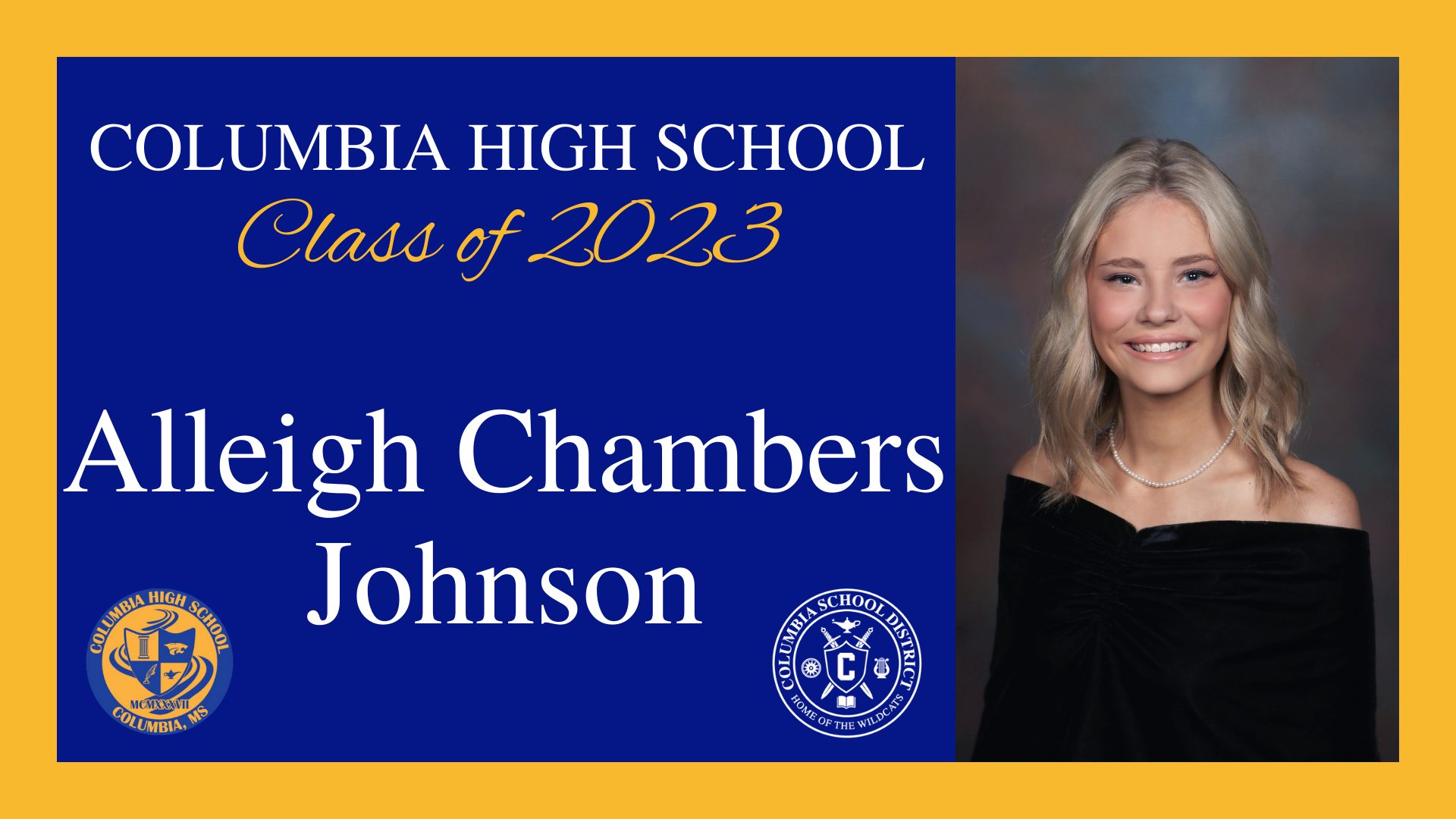 Columbia High School Senior Spotlight - Columbia High School
