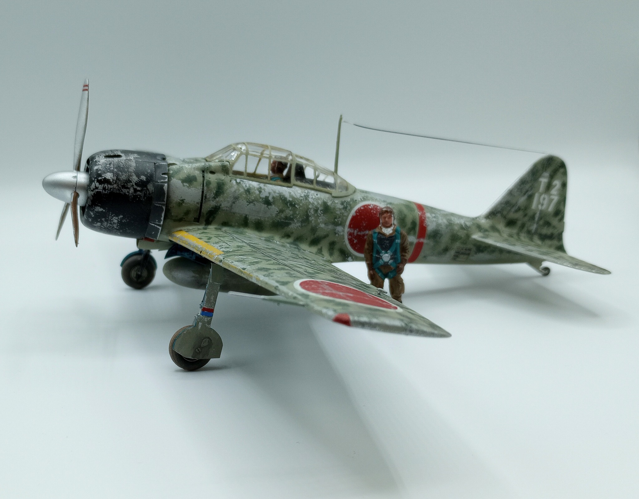 Eduard 1/48 A6M3 Zero Type 22 from the Samurai boxing. Finished as