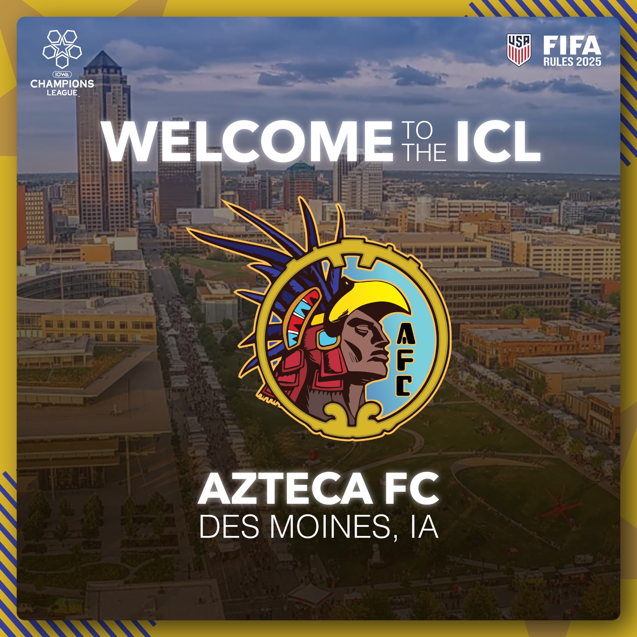Iowa - 🎉Welcome to the #ICL, AZTECA FC 🎉 Iowa Champions League is ...