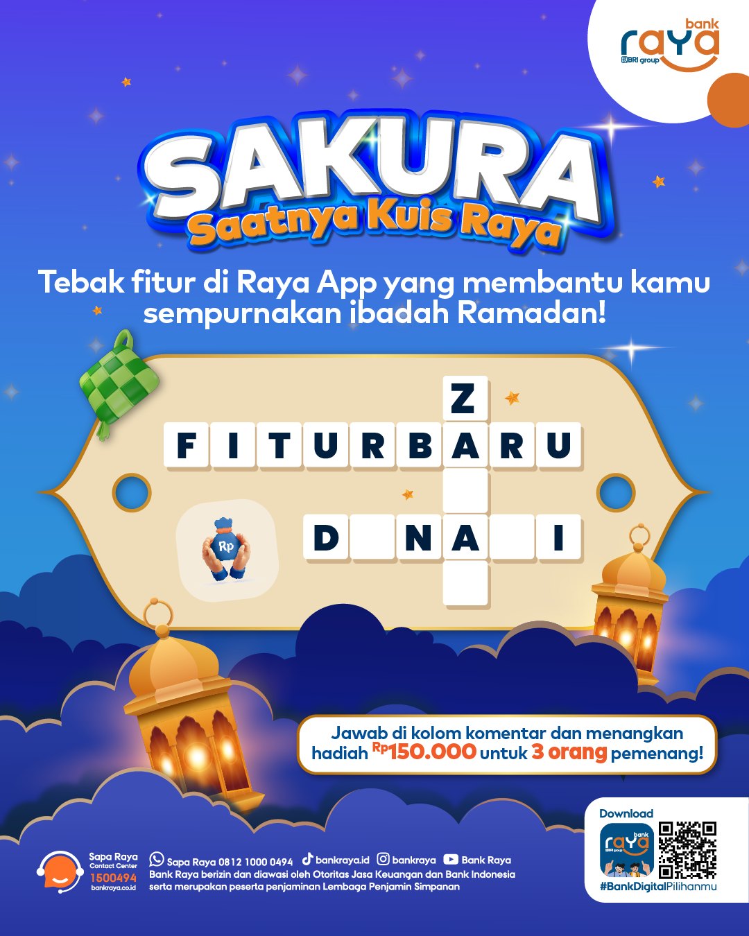 Bank - Bulan Ramadan saatnya banyakin ibadah dan sedekah! Kira-kira ...
