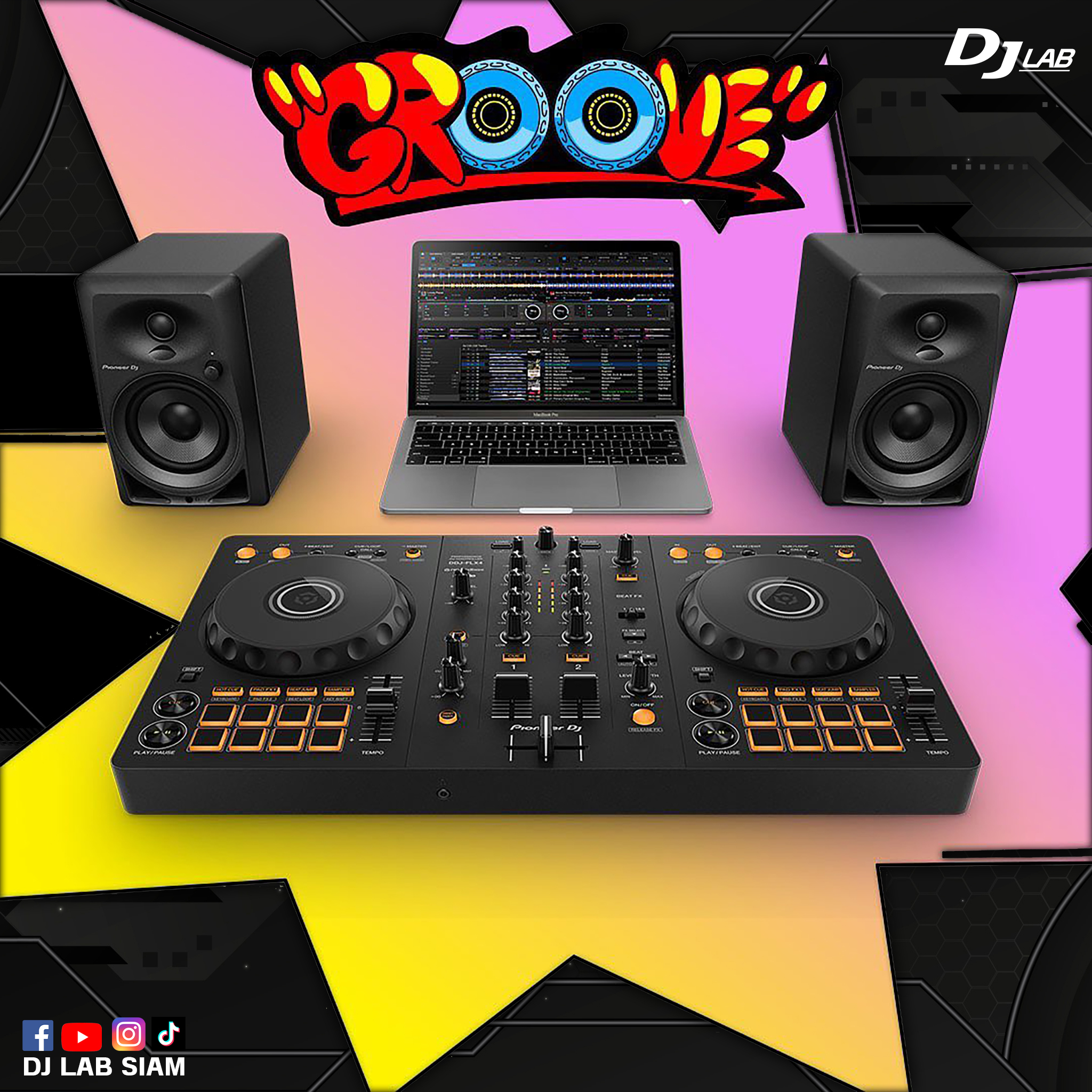 DJ Lab Siam - DDJ-FLX4 เครื่องรุ่นเริ่มต้นต้องรุ่นนี้เลย...