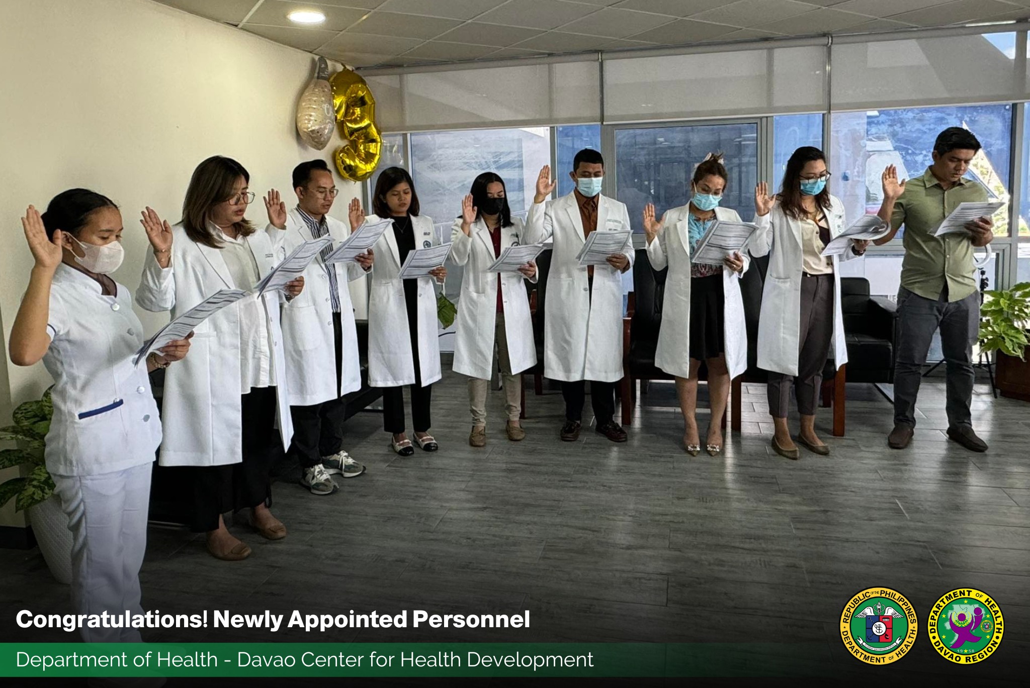 𝐂𝐨𝐧𝐠𝐫𝐚𝐭𝐮𝐥𝐚𝐭𝐢𝐨𝐧𝐬! Newly Appointed... - DOH Davao Region | Facebook