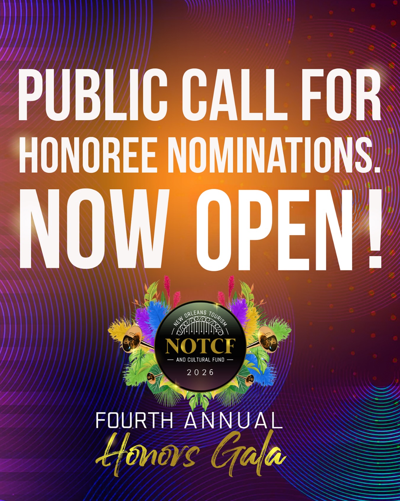 New - 🌟 Nominations are now open for the 4th Annual NOTCF Honors Gala ...