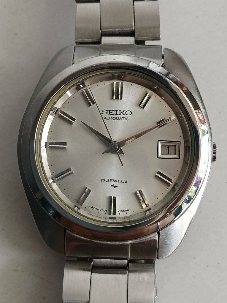 Seiko 7005-7031 Automatic circa 1973 SEIKO AUTOMATIC 双鮮 17