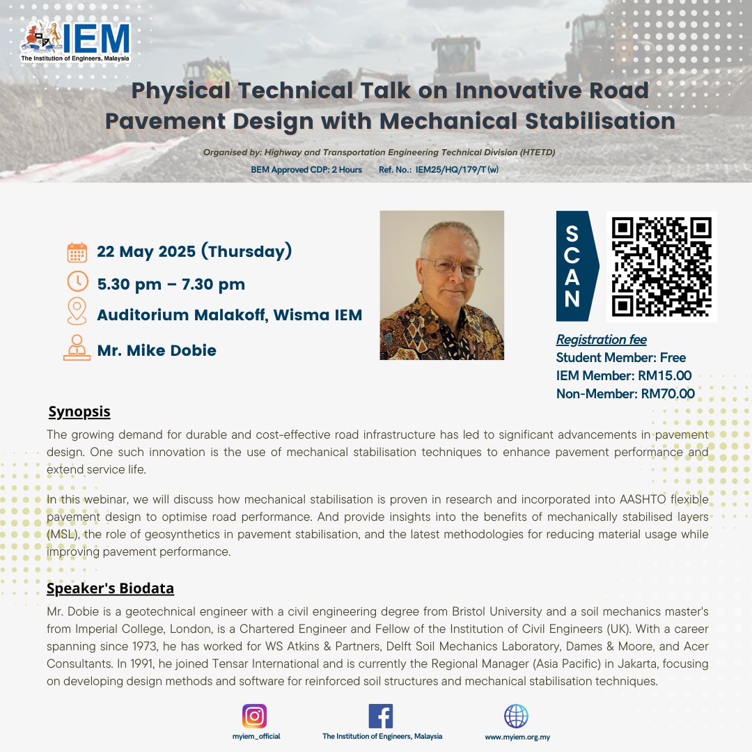 The Institution - Physical Technical Talk on Innovative Road Pavement ...
