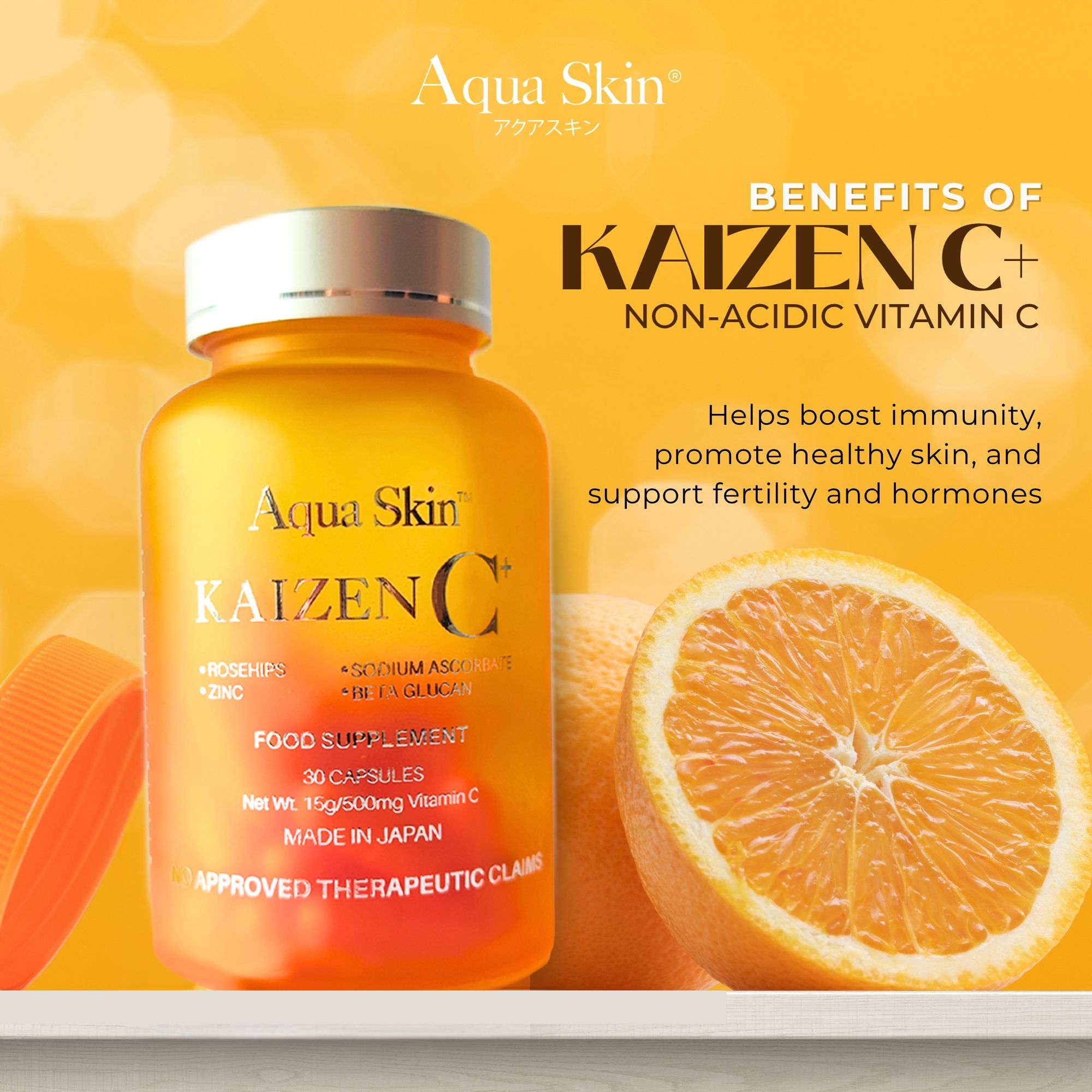 Aquaskin - A healthier glow starts within. Kaizen C+ isn't just your ...