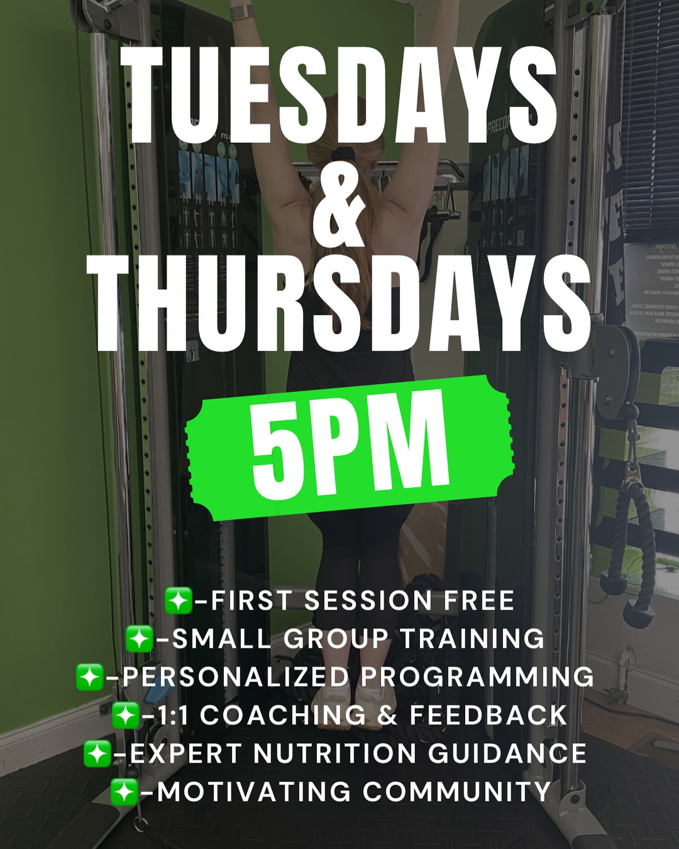 Third - New to fitness? We got you. Our Small Group Training sessions ...