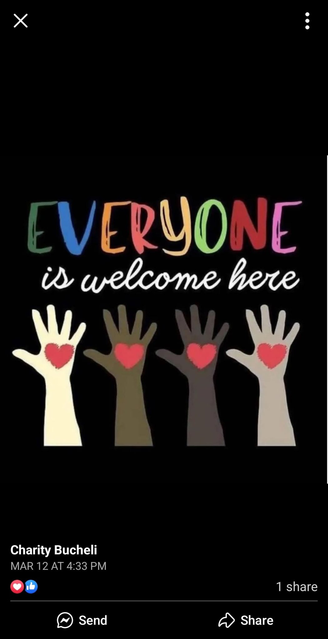 EVERYONE IS WELCOME HERE - Rally at WASD Board Meeting