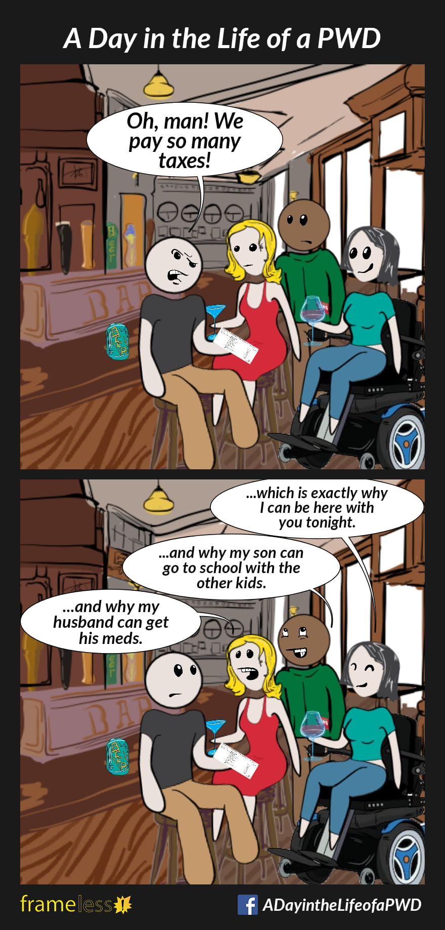 A Day - COMIC STRIP A Day in the Life of a PWD (Person With a ...