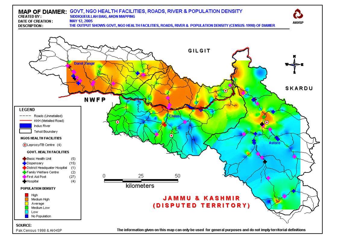 Maps of Gilgit Baltistan | Gilgit