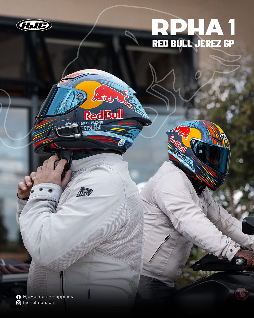 HJC RPHA 1 Red Bull Jerez GP SRP - 48,700 *comes with Clear Lens