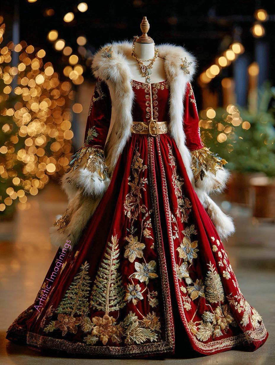 holiday dressing gown to keep you festive and warm 🎄❄️🥰🥀 Holiday party dresses