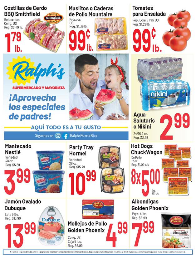¡Especiales para papá!... - Ralph's Supermercado y Mayorista