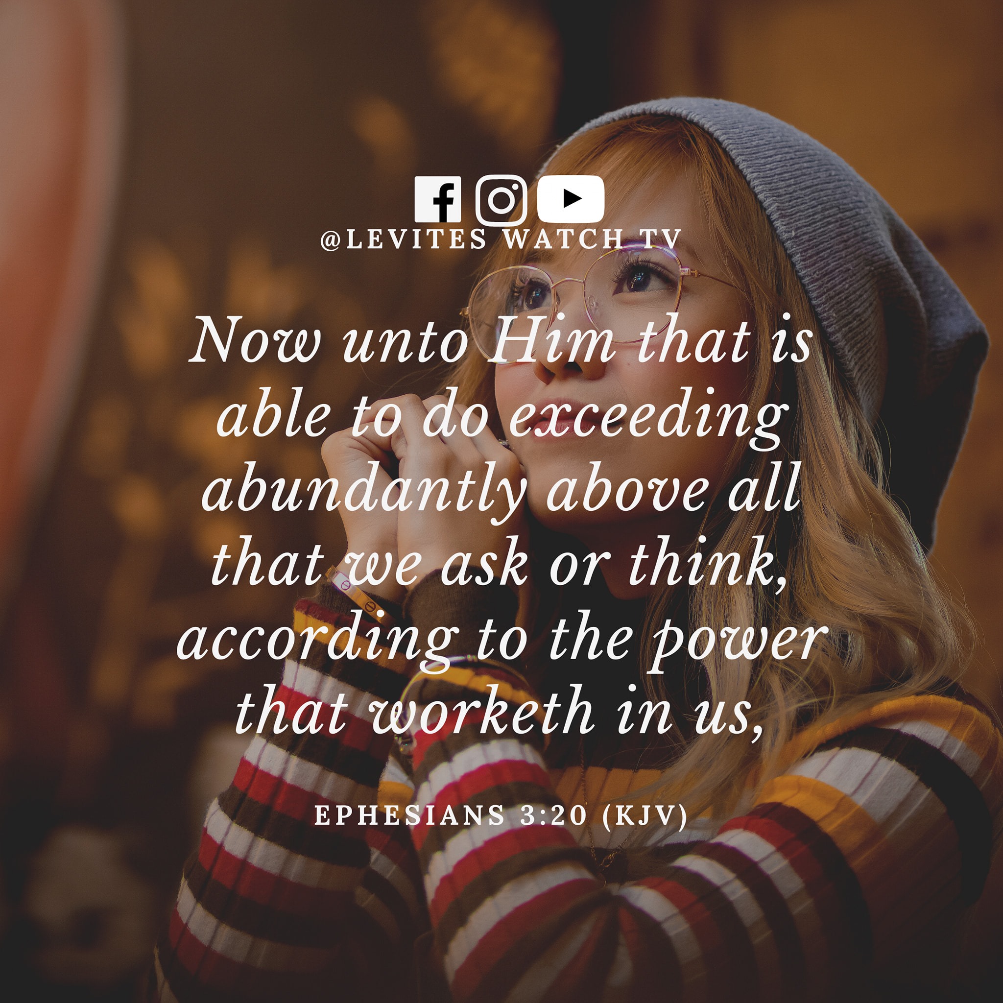 Ephesians 3 20 Kjv