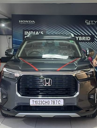 Got my favourite Honda Elevate ZX Mt delivered at Courtesy Honda