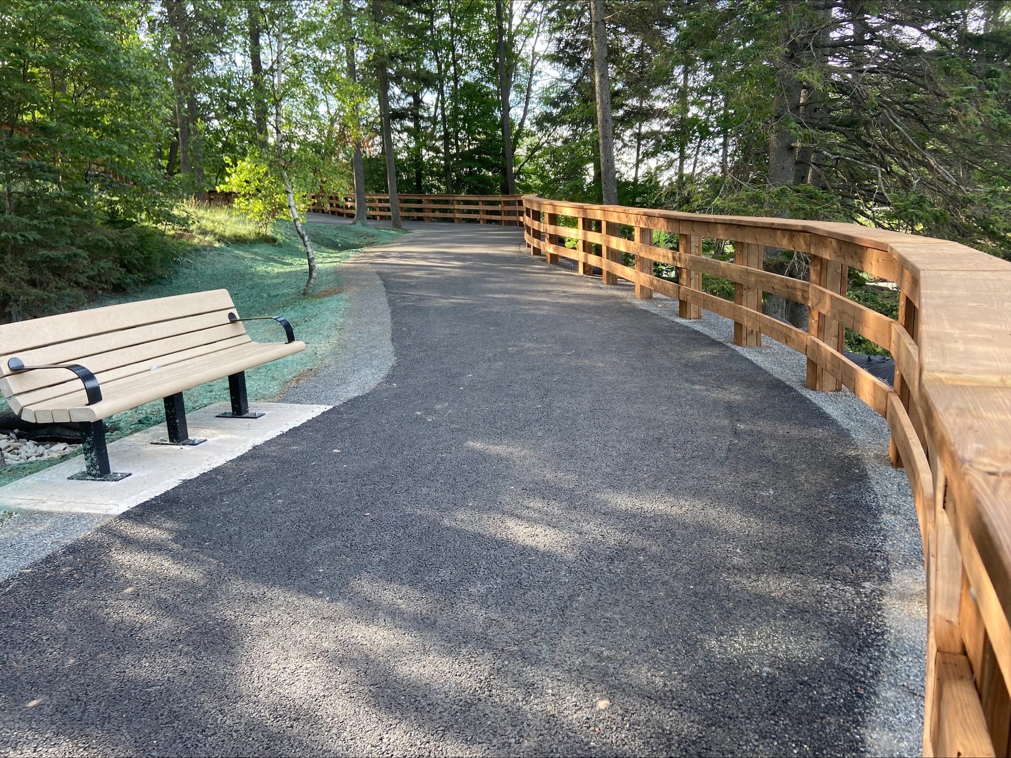 City - The accessibility ramp at Centennial Park has been re-built and ...