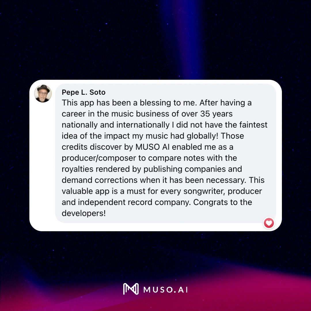 Muso.ai - Muso.AI exists to empower creatives! See for... | Facebook