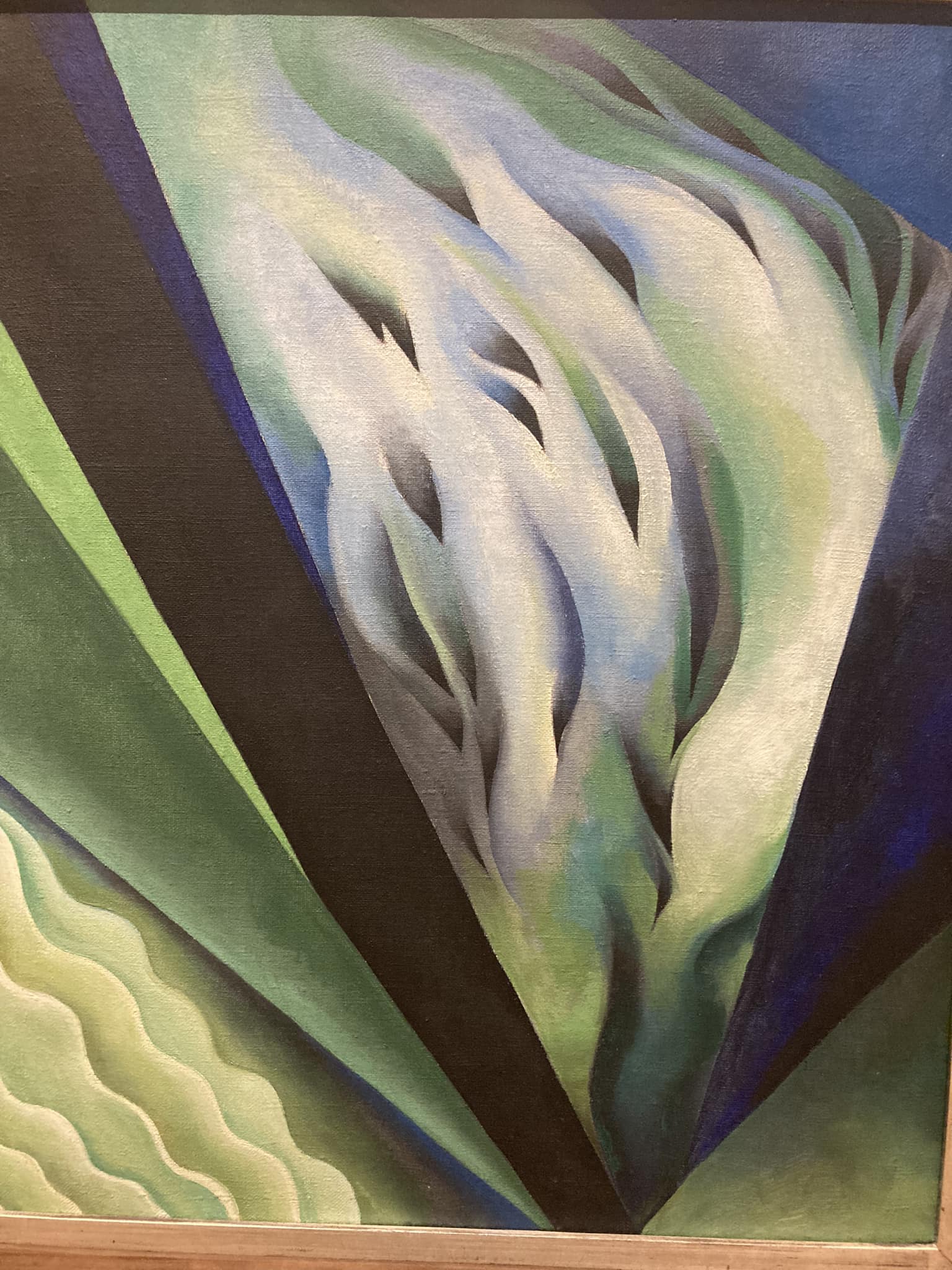 Georgia O'Keeffe's abstract art inspired by music