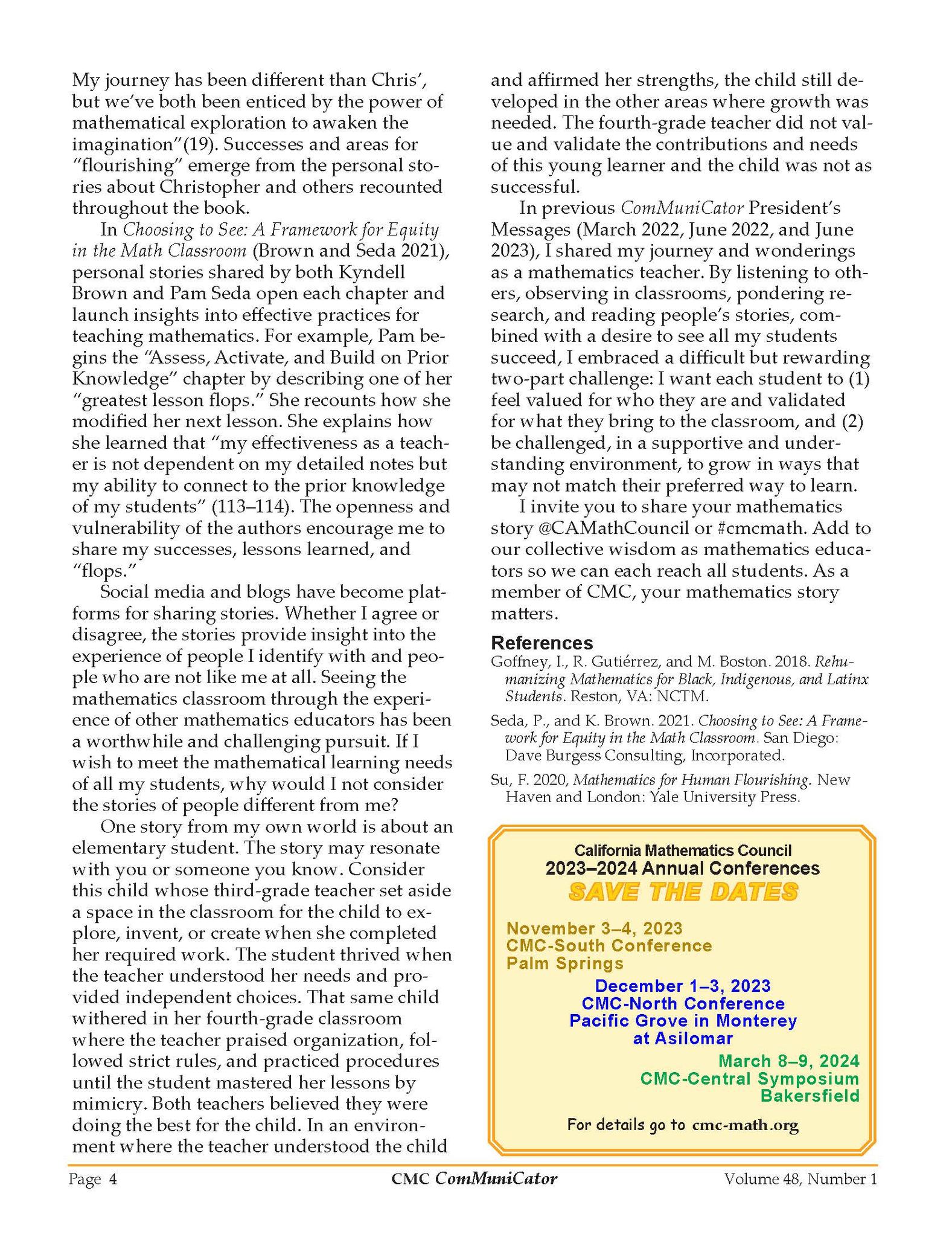 CMC - California Mathematics Council | Kentfield CA