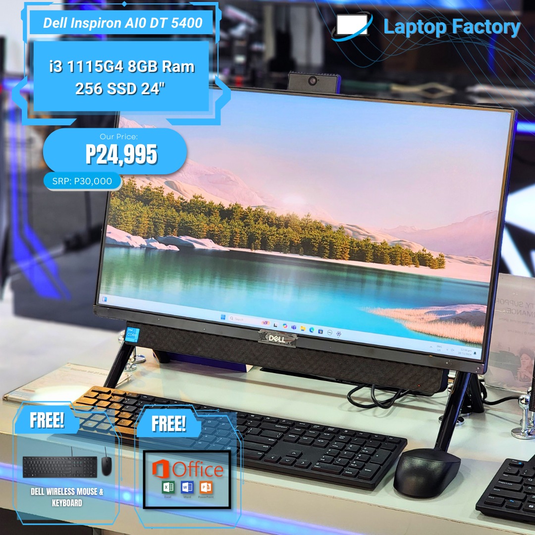 Laptop - Brand-new SEALED Dell Inspiron AI0 DT 5400 i3 1115G4 8gb ram ...